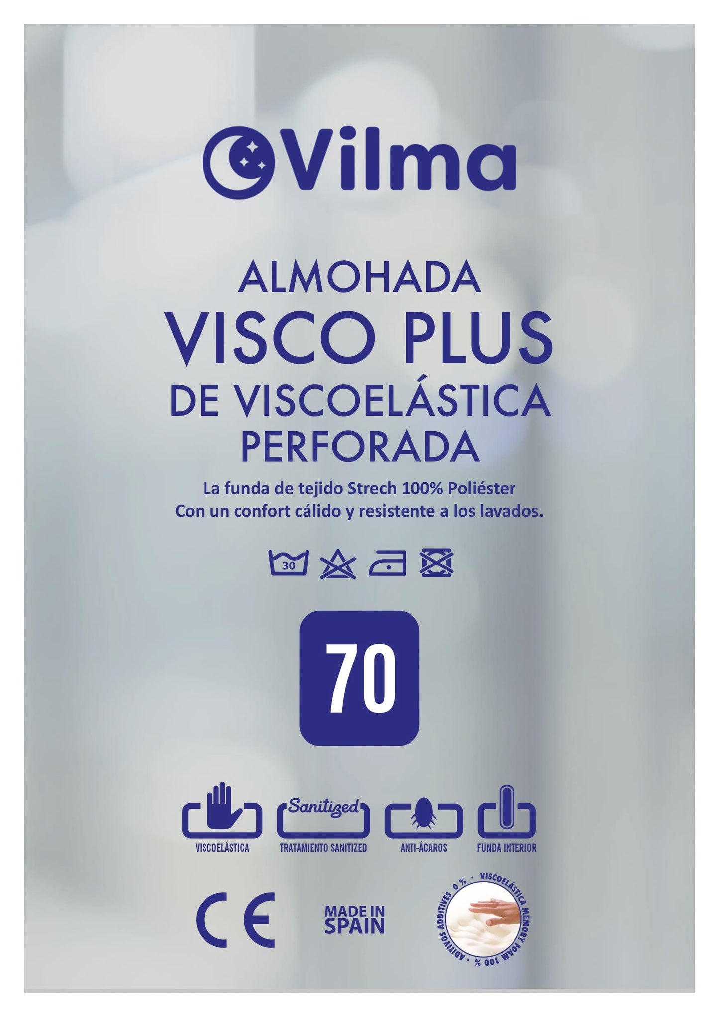 Wysoka poduszka Vilma Sleep