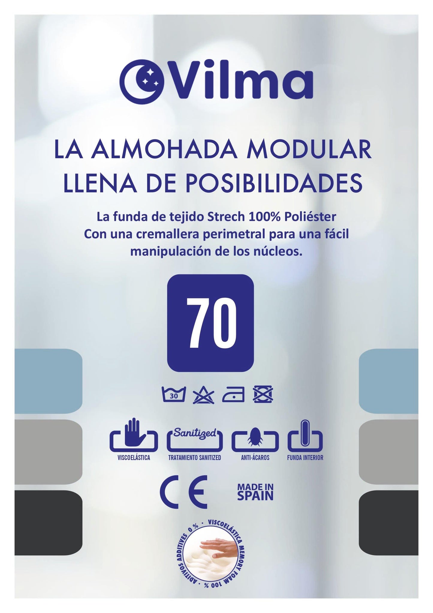 Vilma Sleep Modular Kissen 70cm (Neu)