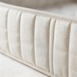 Perimeter Side Panel with Natural Cotton and Linen Jacquard Border